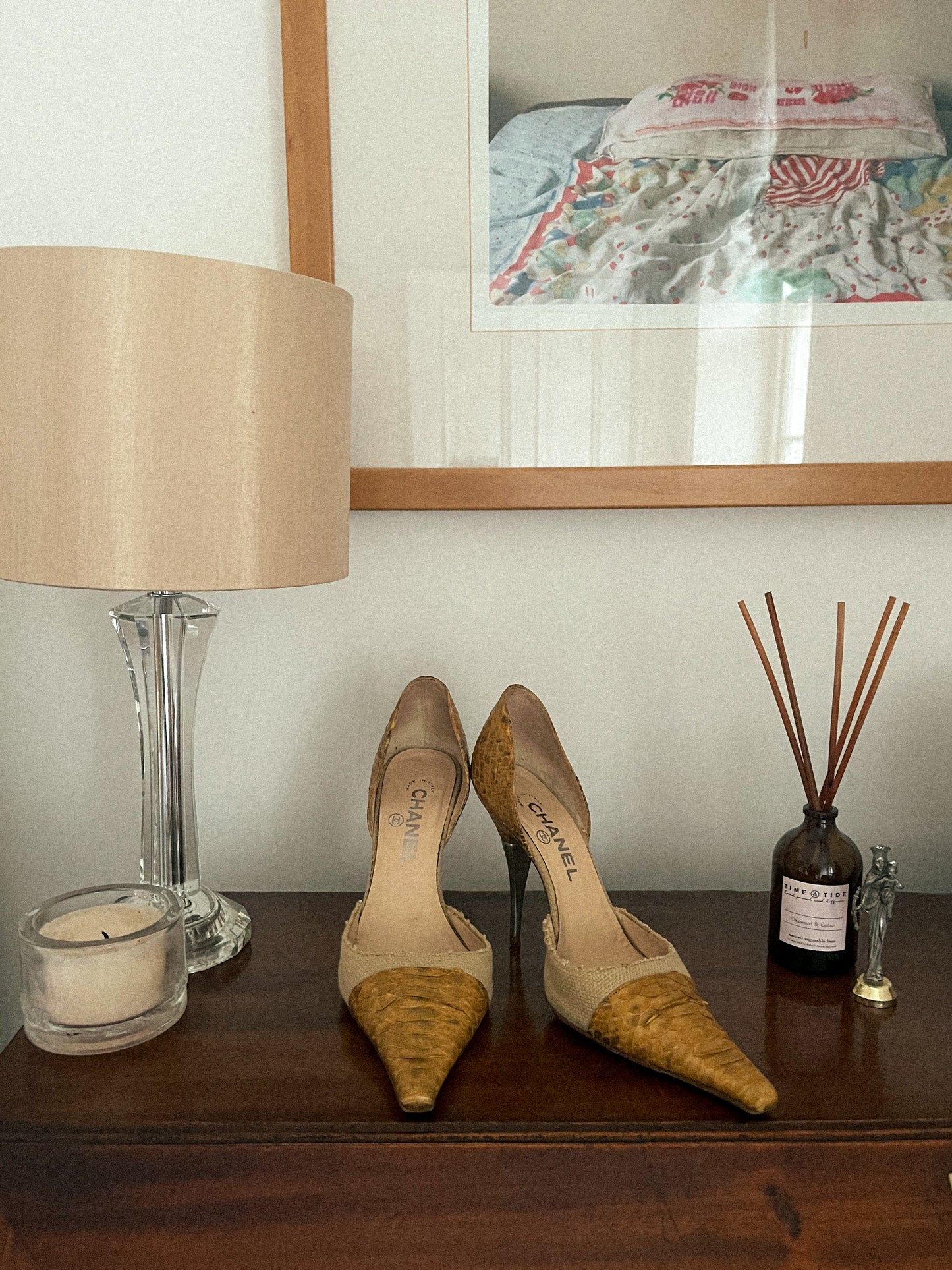 Chanel Classic D'Orsay Pump in Python
