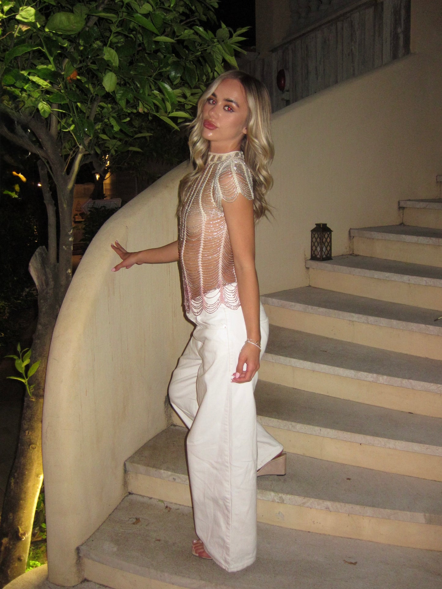 Karen Millen Beaded Top