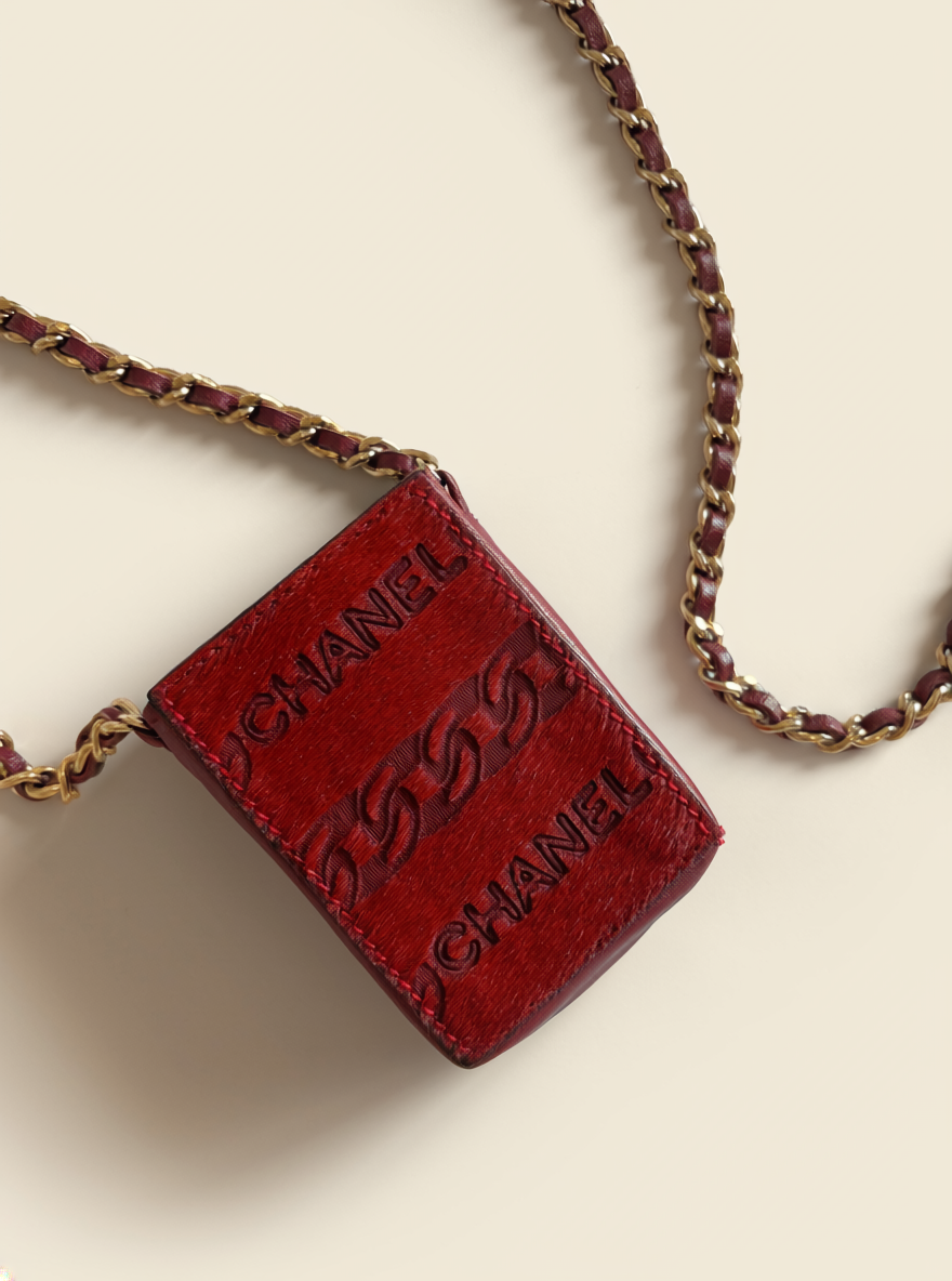 Chanel Pony Hair Cigarette Bag 2001