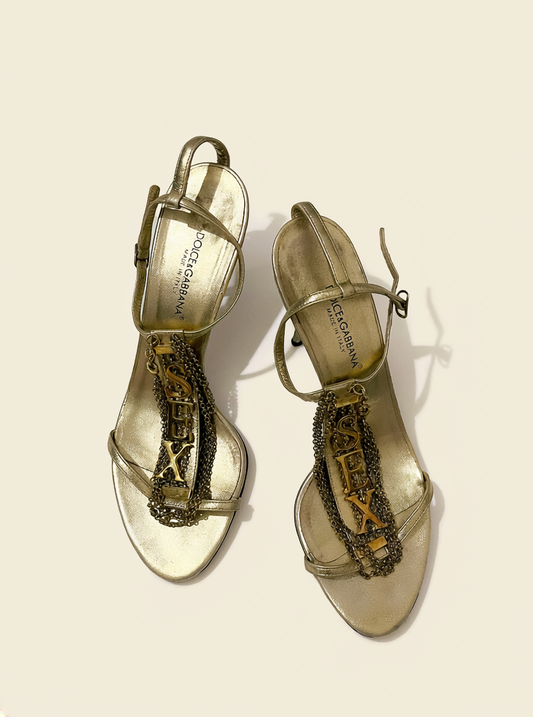 Dolce & Gabbana Sex Chain Heels 2003