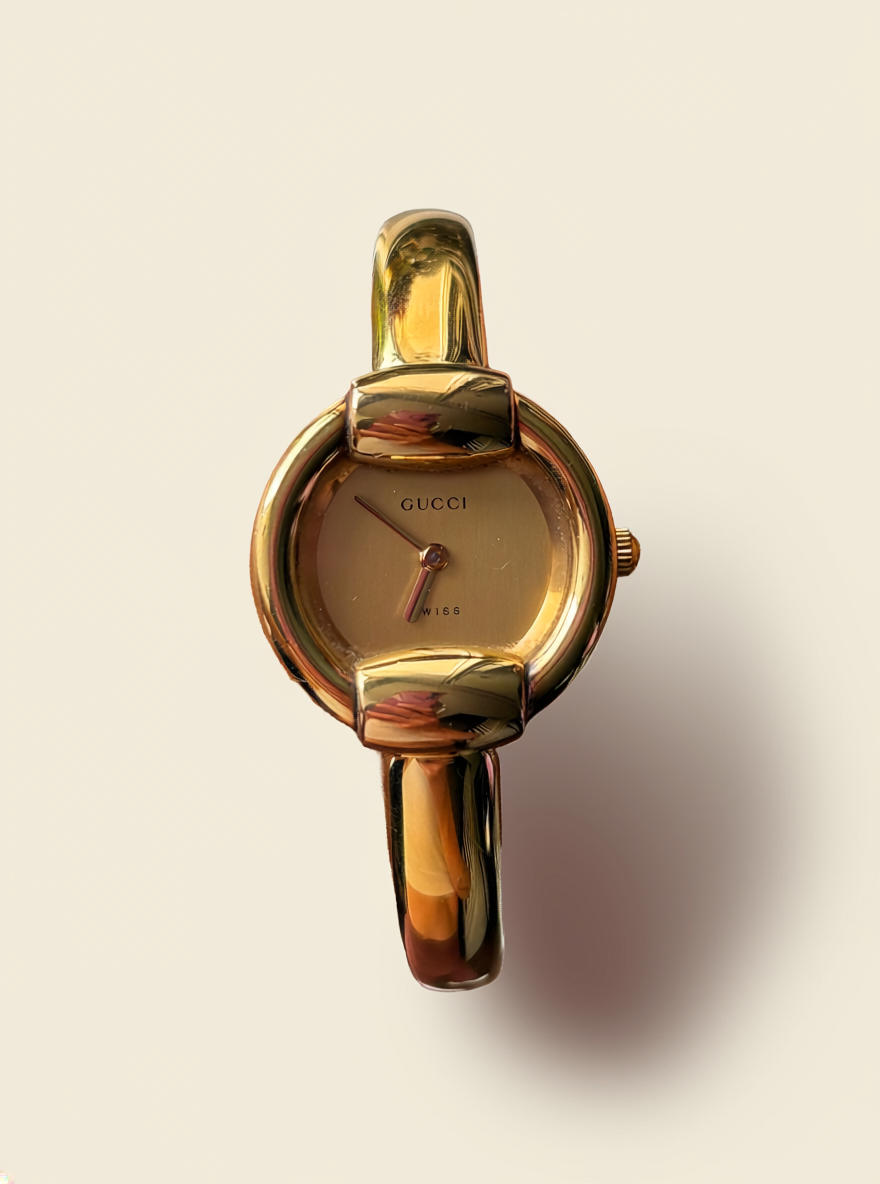 Gucci 1400L Horsebit Bangle Watch