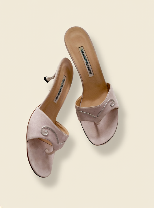 Manolo Blahnik Butterfly Mules