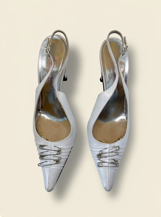 Dolce & Gabbana S/S 2001 safety pin heels
